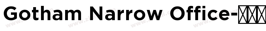 Gotham Narrow Office字体转换